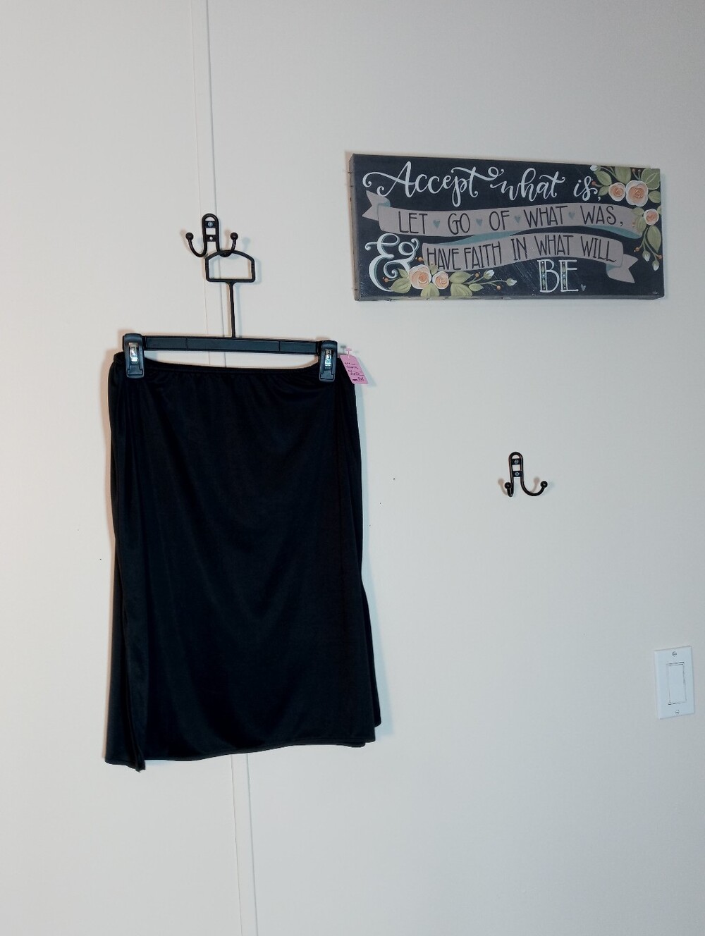 Vassarette black Medium Half Slip